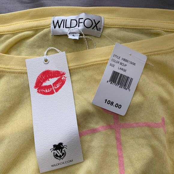 NEW Wildfox My Yacht or Yours Summer Sailing Sweater L - Picture 10 of 11